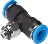 T Push-in fitting M5 to 4mm