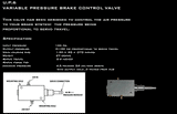 U.P.6 Brake Valve